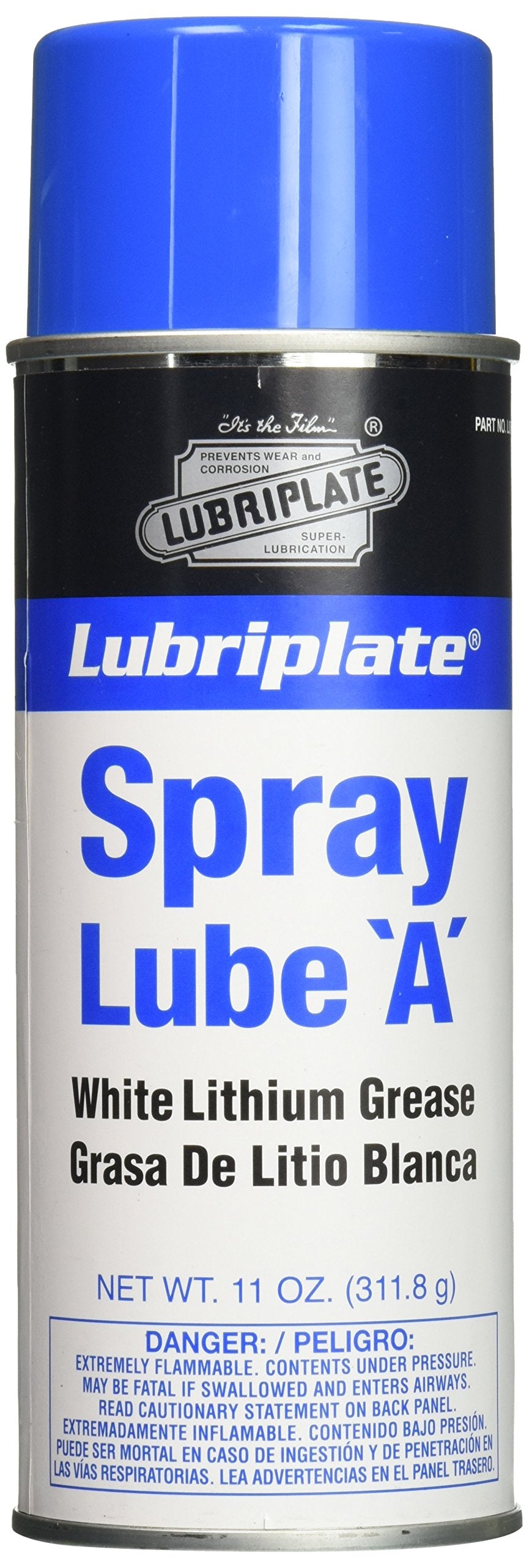 Lubriplate L0034-063 Spray Lube 'A' Multipurpose White Lithium Grease, 11 Oz.